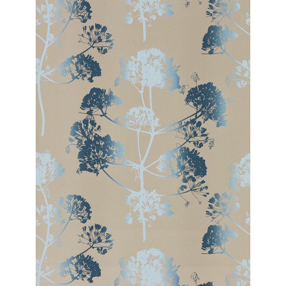 Angeliki Wallpaper 111399 by Harlequin in Indigo Pewter